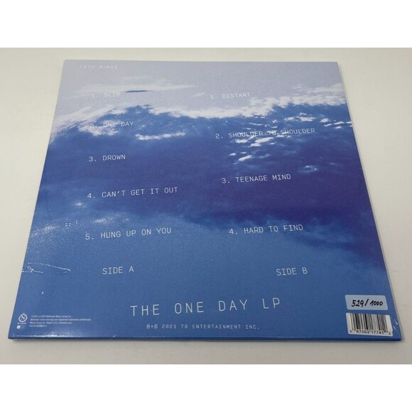 Tate McRae The One Day Blue Sky LP  Blue Heart Vinyl Vertigo Vinyl 529/1000 - Picture 3 of 6